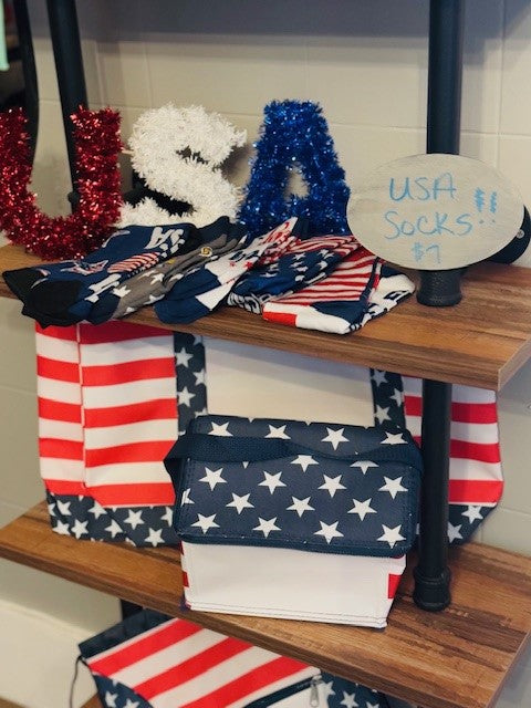 RED/WHITE/BLUE TOTES