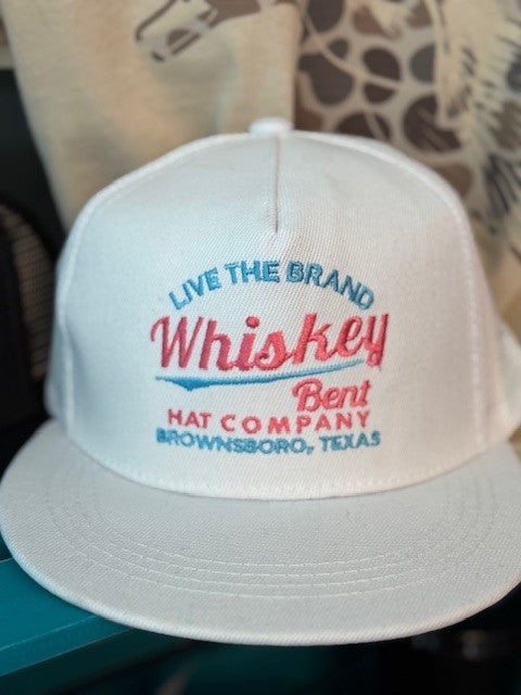 White Whiskey Bent Hat